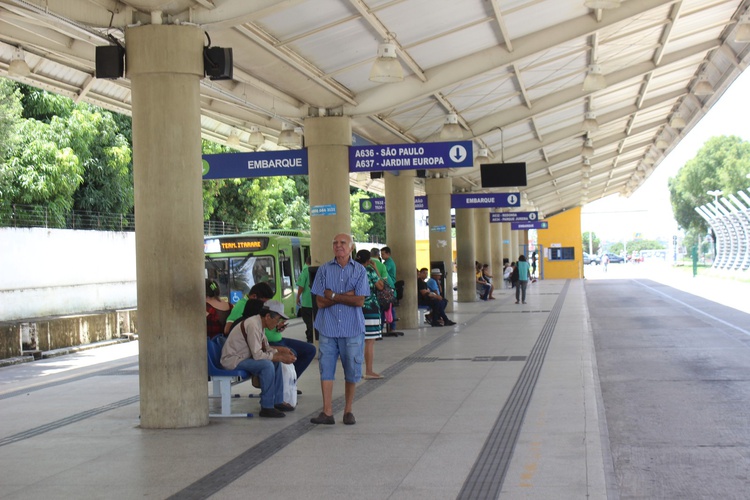 Terminal de integração do sistema de transporte público de Teresina.