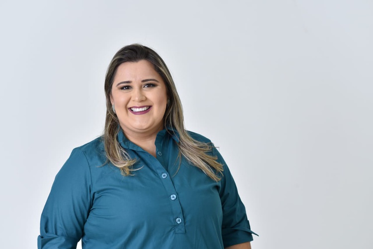 Raquel Cristina, pré-candidata ao cargo de vereadora pelo Partido Progressista.