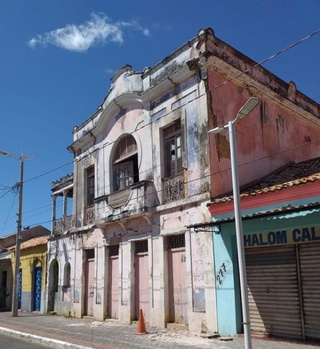 Sobrado da Casa do Michel antes do desabamento. Floriano, Piauí