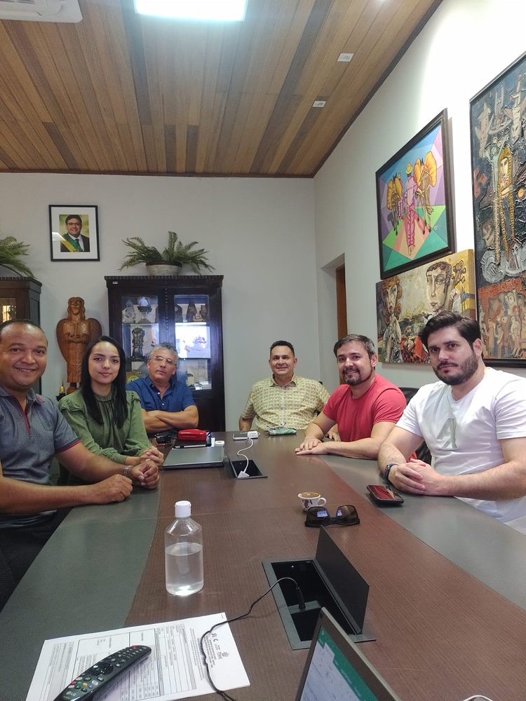 Vereador Ancelmo Jorge em reunião com representantes do Iphan e com o deputado Fábio Novo.