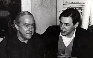 Vinícius de Moraes e Tom Jobim, 1960.