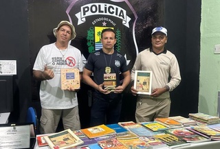 Casa de Detenção Provisória de São Raimundo Nonato recebe doação de 130 livros.