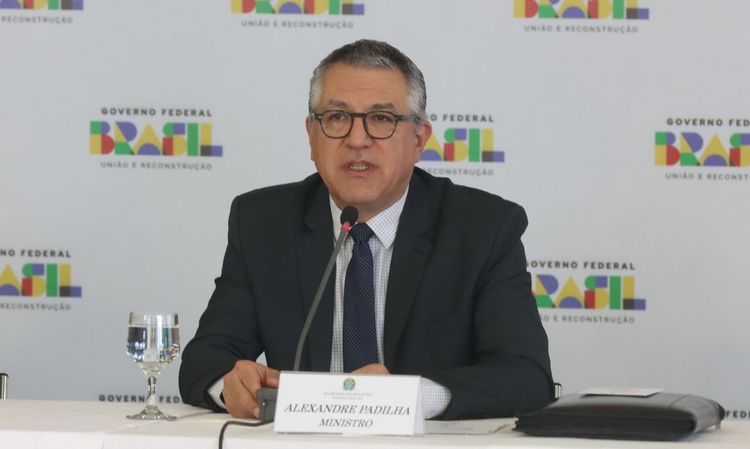 Ministro das Relações Institucionais, Alexandre Padilha