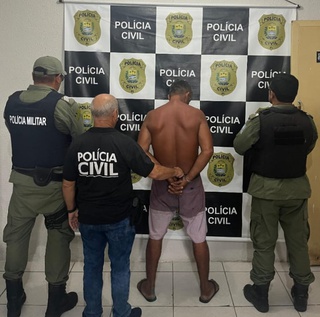 Polícia Civil prende homem foragido há 26 anos por tentativa de homicídio em Buriti dos Lopes.